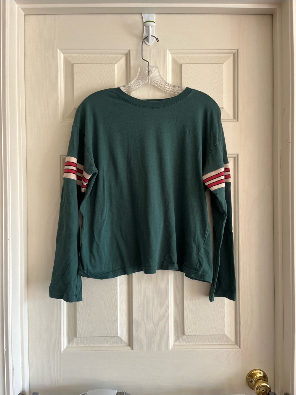 Urban Outfitters green varsity style shirt